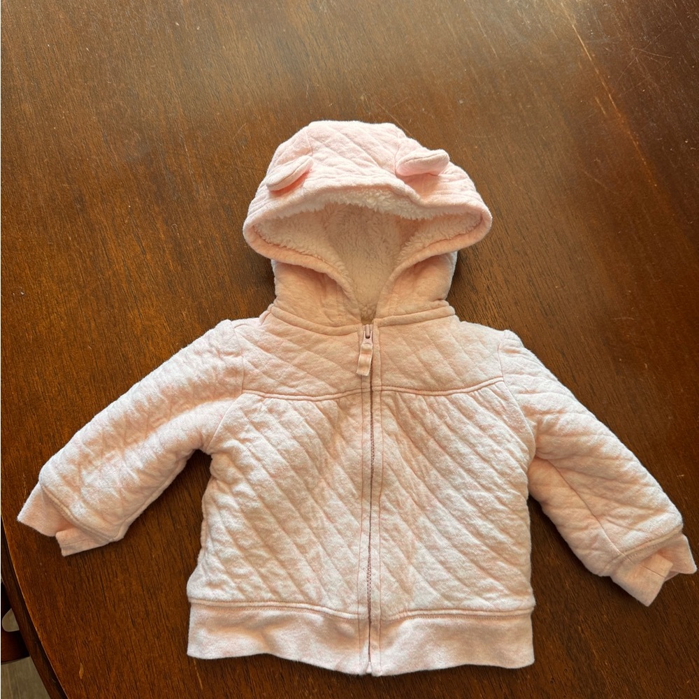 Adorable Pink Quilted Kids Hoodie